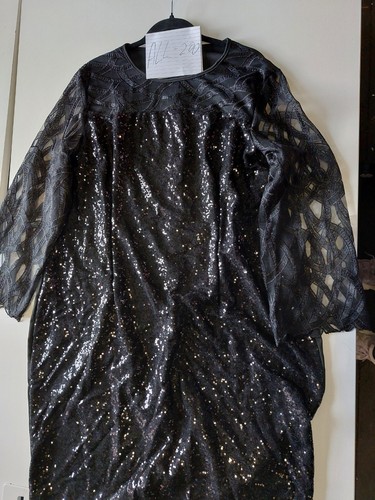 Womens black sequin shift - ​womens,