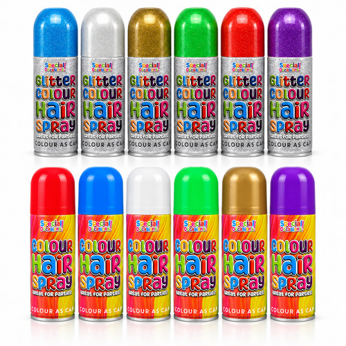 Temporary hair colour spray - temporary,