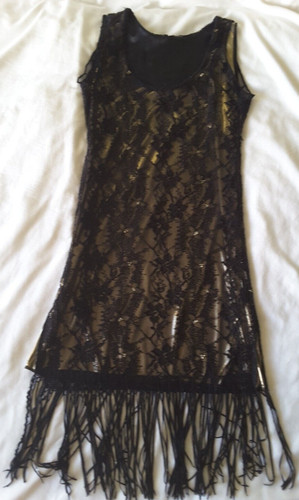 Stretchy party dress - black, &