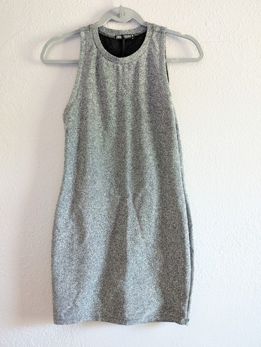 Zara womens silver metallic - silver,