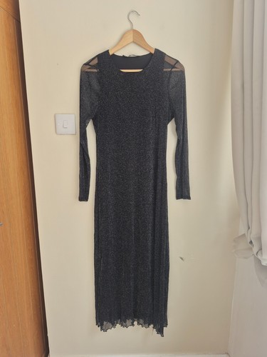 Primark size black glitter - m,