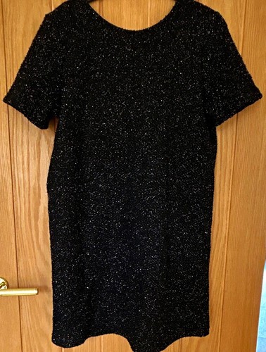 George black silver glitter - black,