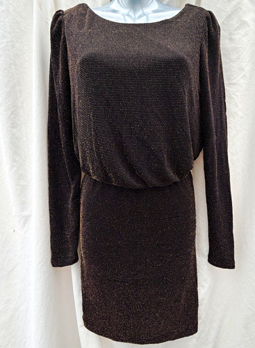 New look black gold shimmer - black,