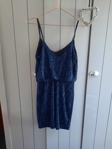 Newlook blue sparkle strappy - sparkle,