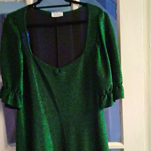 Yours women green - green, glitter