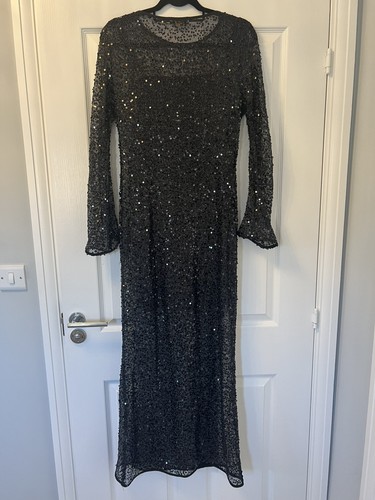 Quiz sequin dress - dress, black