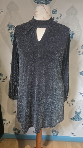Sparkly black silver glitter - black,