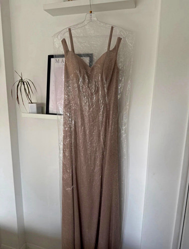 New york designs beige maxi - beige,