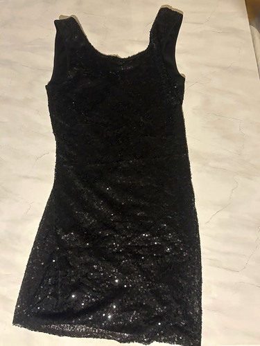 Woman size black sequin - woman,