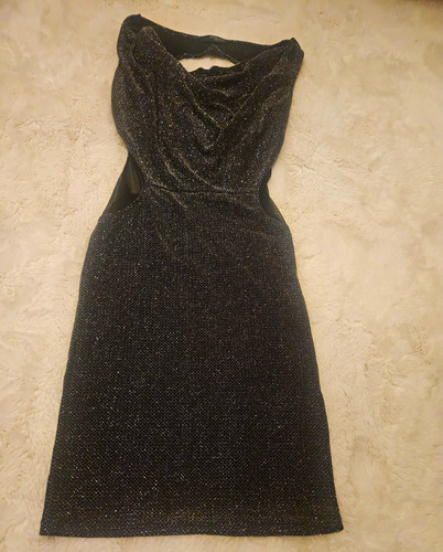 Women black glitter - black,