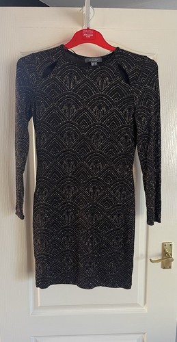 Primark bodycon black dress - black,