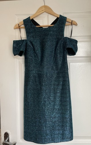 Topshop teal sparkly - teal,