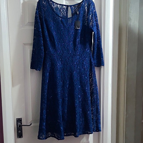 Petite blue lace - petite,