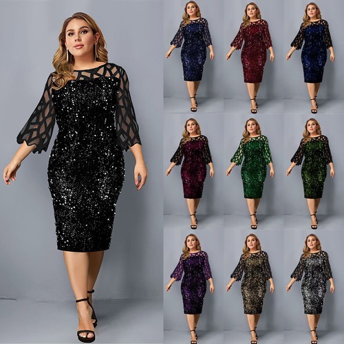 Lady plus size sequins glitter - lady,