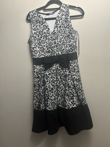 Lovely skater dress black - skater, with