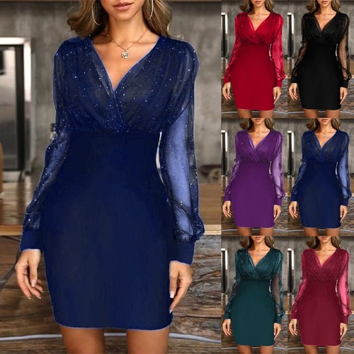 Womens sequins glitter neck - glitter,