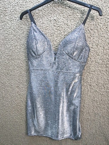 Silver glitter metallic - silver,
