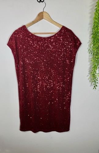 Bnwt next red sequin mini - next,