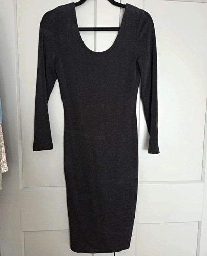 Miss selfridge black glitter - miss,