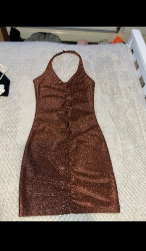 Sparkly backless dress - backless,