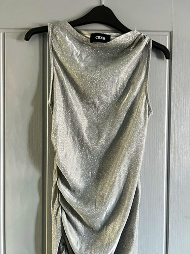 Cider silver glitter ruched - cider,
